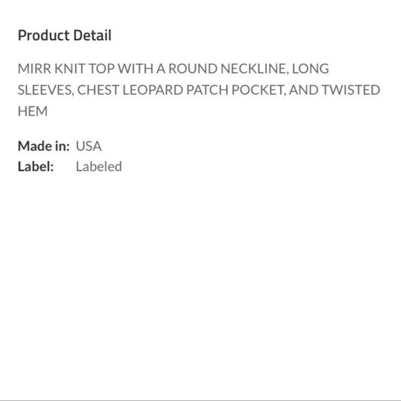 Burgundy Twisted Hem Top with Leopard pocket - Picture 9 of 9